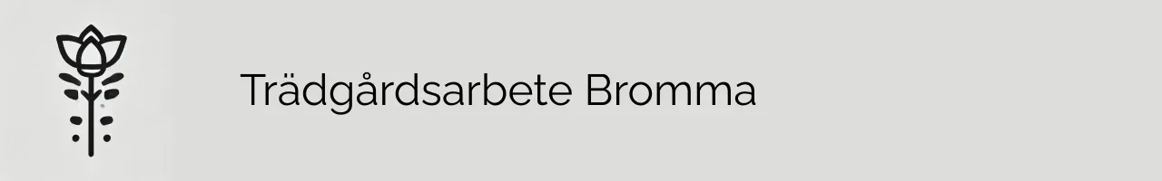 Trädgårdsarbete Bromma