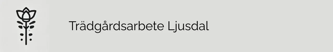 Trädgårdsarbete Ljusdal