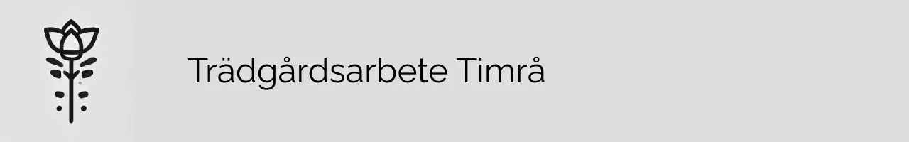 Trädgårdsarbete Timrå