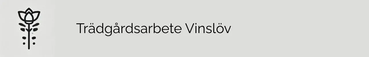 Trädgårdsarbete Vinslöv