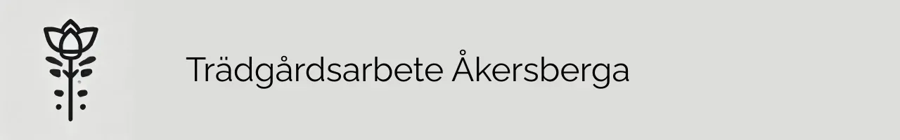 Trädgårdsarbete Åkersberga